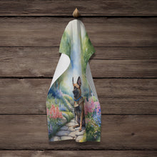 Load image into Gallery viewer, Belgian Malinois Spring Garden Kitchen Towel