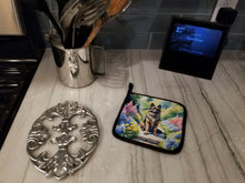 Load image into Gallery viewer, Belgian Tervuren Spring Path Pot Holders - Set of 2 Decorative Kitchen Helpers | Made in the USA
