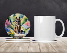 Load image into Gallery viewer, Belgian Tervuren Spring Path Large Sandstone Coasters Pack of 4