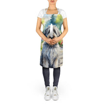 Load image into Gallery viewer, Bergamasco Sheepdog Spring Path Apron – Artist-Designed Kitchen, BBQ &amp; Craft Apron