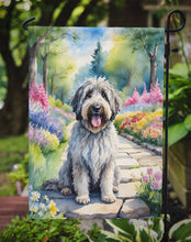 Load image into Gallery viewer, Bergamasco Sheepdog Spring Path Garden Flag  – Dog-Themed Floral Outdoor Decor