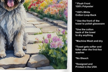 Load image into Gallery viewer, Bergamasco Sheepdog Spring Path Kitchen Towel