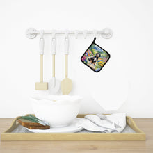 Load image into Gallery viewer, Bernedoodle Spring Path Pot Holders - Set of 2 Decorative Kitchen Helpers | Made in the USA