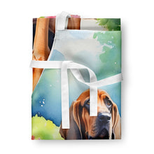 Load image into Gallery viewer, Bloodhound Spring Path Apron – Artist-Designed Kitchen, BBQ &amp; Craft Apron