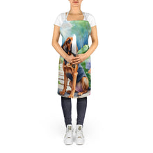 Load image into Gallery viewer, Bloodhound Spring Path Apron – Artist-Designed Kitchen, BBQ &amp; Craft Apron
