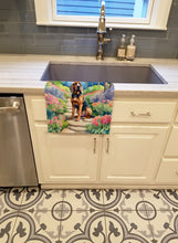 Load image into Gallery viewer, Bloodhound Spring Path Kitchen Towel