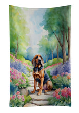 Load image into Gallery viewer, Bloodhound Spring Path Kitchen Towel