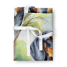 Load image into Gallery viewer, Bluetick Coonhound Spring Path Apron – Artist-Designed Kitchen, BBQ &amp; Craft Apron