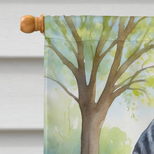 Load image into Gallery viewer, Bluetick Coonhound Spring Path House Flag