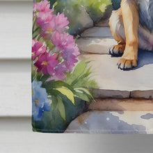 Load image into Gallery viewer, Border Terrier Spring Path House Flag