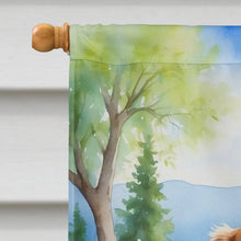 Load image into Gallery viewer, Borzoi Spring Path House Flag