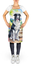 Load image into Gallery viewer, Borzoi Spring Path Apron – Artist-Designed Kitchen, BBQ &amp; Craft Apron