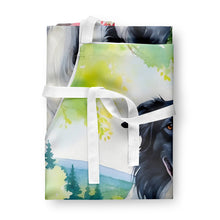 Load image into Gallery viewer, Borzoi Spring Path Apron – Artist-Designed Kitchen, BBQ &amp; Craft Apron