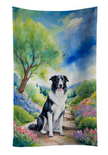 Load image into Gallery viewer, Borzoi Spring Path Kitchen Towel