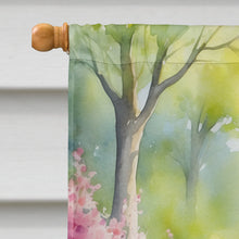 Load image into Gallery viewer, Boston Terrier Spring Path House Flag