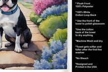 Load image into Gallery viewer, Boston Terrier Spring Path Kitchen Towel