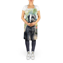 Load image into Gallery viewer, Bouvier des Flandres Spring Path Apron – Artist-Designed Kitchen, BBQ &amp; Craft Apron