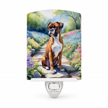 Load image into Gallery viewer, Boxer Spring Path Ceramic Night Light Compact, UL-Certified, Ideal for Bedroom, Bathroom, Nursery, Hallway, Kitchen, 6x4x3, Multicolor