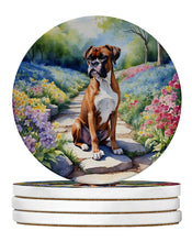 Load image into Gallery viewer, Boxer Spring Path Large Sandstone Coasters Pack of 4