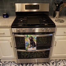 Load image into Gallery viewer, Boykin Spaniel Spring Path Kitchen Towel
