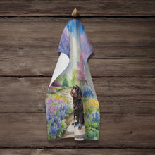 Load image into Gallery viewer, Boykin Spaniel Spring Path Kitchen Towel