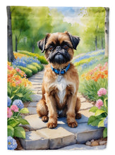Load image into Gallery viewer, Brussels Griffon Spring Path House Flag