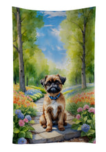 Load image into Gallery viewer, Brussels Griffon Spring Path Kitchen Towel
