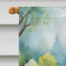 Load image into Gallery viewer, Bull Terrier Spring Path House Flag