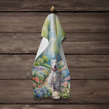 Load image into Gallery viewer, Bull Terrier Spring Path Kitchen Towel