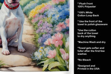 Load image into Gallery viewer, Bull Terrier Spring Path Kitchen Towel