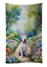 Load image into Gallery viewer, Bull Terrier Spring Path Kitchen Towel