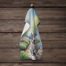 Load image into Gallery viewer, Bull Terrier Spring Path Kitchen Towel