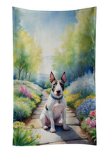 Load image into Gallery viewer, Bull Terrier Spring Path Kitchen Towel