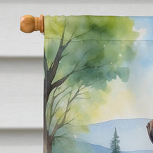 Load image into Gallery viewer, Bullmastiff Spring Path House Flag