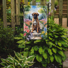 Load image into Gallery viewer, Bullmastiff Spring Path Garden Flag  – Dog-Themed Floral Outdoor Decor