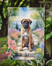 Load image into Gallery viewer, Bullmastiff Spring Path Garden Flag  – Dog-Themed Floral Outdoor Decor