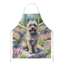 Load image into Gallery viewer, Cairn Terrier Spring Path Apron – Artist-Designed Kitchen, BBQ &amp; Craft Apron
