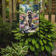 Load image into Gallery viewer, Cairn Terrier Spring Path Garden Flag  – Dog-Themed Floral Outdoor Decor