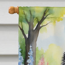 Load image into Gallery viewer, Cairn Terrier Spring Path House Flag