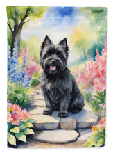 Load image into Gallery viewer, Cairn Terrier Spring Path Garden Flag  – Dog-Themed Floral Outdoor Decor