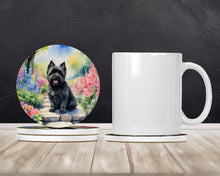 Load image into Gallery viewer, Cairn Terrier Spring Path Large Sandstone Coasters Pack of 4