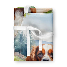Load image into Gallery viewer, Cavalier Spaniel Spring Path Apron – Artist-Designed Kitchen, BBQ &amp; Craft Apron
