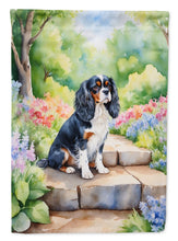 Load image into Gallery viewer, Cavalier Spaniel Spring Path House Flag