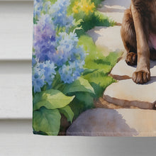 Load image into Gallery viewer, Chesapeake Bay Retriever Spring Path House Flag