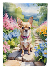 Load image into Gallery viewer, Chihuahua Spring Path Garden Flag  – Dog-Themed Floral Outdoor Decor