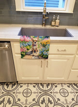 Load image into Gallery viewer, Chihuahua Spring Path Kitchen Towel