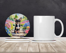 Load image into Gallery viewer, Chihuahua Spring Path Large Sandstone Coasters Pack of 4