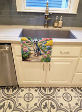 Load image into Gallery viewer, Chinese Crested Spring Path Kitchen Towel
