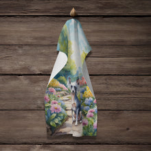 Load image into Gallery viewer, Chinese Crested Spring Path Kitchen Towel