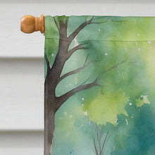 Load image into Gallery viewer, Chow Chow Spring Path House Flag